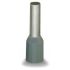 Wago, 216 Insulated Ferrule, 18mm Pin Length, 5.4mm Pin Diameter, Grey