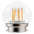 Sylvania ToLEDo Retro Candle B22 LED Bulbs 4.5 W(40W), 2700K, Homelight, Candle shape