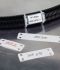 151 Cable Tie Cable Marker, Clear, Pre-printed "Blank", for Cable Bundle