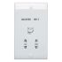 Presa per rasoio elettrico, Ansell Lighting ADVSS, 2 moduli, Bianco In interni, Montaggio a parete