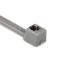 HellermannTyton Cable Tie, Inside Serrated, 100mm x 2.5 mm, Grey Polyamide 6.6 (PA66), Pk-100