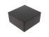 Hammond 1590 Series Black Die Cast Aluminium Enclosure, IP54, Black Lid, 119.5 x 119.5 x 55mm