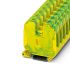 Phoenix Contact3044241 UT 35-PE Series Earth Terminal Block, 1.5 → 35mm², Single-Level, Screw Termination, ATEX