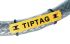 HellermannTyton 黄色线缆标签, 聚烯烃, 15mm x 15mm标签, 0.1m长, 用于TT4000+ and TT430 Printers, TIPTAG系列