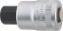 STAHLWILLE 3/4 in Drive Bit Socket, Hex Bit, 19mm, 80 mm Overall Length