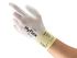 Ansell HyFlex 11-600 White Nylon General Purpose Work Gloves, Size 8, Polyurethane Coating