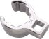 STAHLWILLE 440A Series Crow Foot Spanner Head, 15/16 in, 3/8in Insert, Chrome Finish