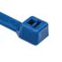 HellermannTyton Cable Tie, High Chemical Resistance, 201mm x 4.7 mm, Blue ETFE, Pk-100