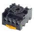 Omron 11 Pin 250V ac DIN Rail Relay Socket, for use with MKS Series