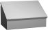 Hammond 1488 Series Grey Steel Desktop Enclosure, Sloped Front, 305 x 406 x 233mm