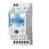 Finder 数字DIN导轨定时开关, 双通道, 110 → 230 V 交流/直流电源, 双刀双掷, 可设分钟，秒