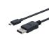 Kabel adaptera, 4K, do wyświetlaczy: 1, USB C, USB 3.1, DisplayPort