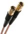 TE Connectivity Male SMB to Male SMB Coaxial Cable, 250mm, RG316 Coaxial, Terminated
