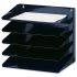 Avery Levéltartó állvány fekete fém, Dim. 335 x 380 x 230mm