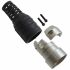 Amphenol MotionGrade Cable Gland, M23 Max. Cable Dia. 8.5mm, Die Cast Zinc, Grey, 7.5mm Min. Cable Dia., IP67, Without