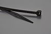 RS PRO Black Cable Tie Nylon, 150mm x 3.6 mm