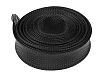 RS PRO, RS PRO Expandable Braided PET Black Cable Sleeve, 3mm Diameter,  30m Length, 408-293