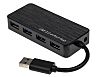 RS PRO 4x USB A Port Hub, USB 3.0 - USB Bus Powered