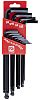 RS PRO 13 piece Hex Key Set,  L Shape 0.05 → 3/8in Ball End