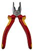 Knipex VDE Insulated Chrome Vanadium Steel Combination Pliers Combination Pliers, 180 mm Overall Length