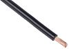 RS PRO Black 10 mm² Single Core Control Cable, 7 AWG, 72/0.4 mm, 25m, PVC Insulation