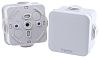 Caja de conexiones Schneider Electric ENN05002, 4, ABS, Gris, 65mm, 45mm, 65mm, 88 x 88 x 45mm, IP55