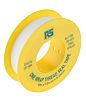 RS PRO PTFE Band Weiß, 0.2mm x 12mm, Länge 5m, -200°C → +260°C