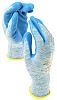 Ansell Hyflex Blue Nylon Reusable Gloves, Special Purpose, Size 8, Medium, Nitrile Coating