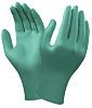 Ansell EN374-2, EN374-3 Einweghandschuhe ungepudert chemikalienfest, Nitril Grün, Größe 9.5 - XL, 100 Stück,