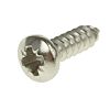 RS PRO Plain Stainless Steel Pan Head Self Tapping Screw, N°6 x 1/2in Long 13mm Long
