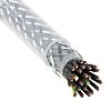RS PRO Control Cable, 25 Cores, 1 mm², SY, Screened, 50m, Transparent PVC Sheath