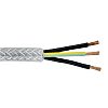 Cable de control apantallado RS PRO de 3 núcleos, 4 mm², Ø ext. 13mm, long. 50m, 300/500 V, funda de PVC