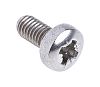 RS PRO, Pozidriv Pan A2 304 Stainless Steel, Machine Screw DIN 7985Z, M3x6mm