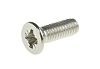 RS PRO, M4 Countersunk Head, 12mm Stainless Steel Pozidriv A2 304