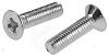 RS PRO, M3 Countersunk Head, 12mm Steel Pozidriv Bright Zinc Plated