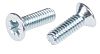 RS PRO, M4 Countersunk Head, 12mm Steel Pozidriv Bright Zinc Plated