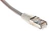 Câble Ethernet catégorie 5e F/UTP RS PRO, Gris, 1m PVC Avec connecteur