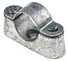 RS PRO Cable Clip Natural Screw Steel Saddle Clamp, 25mm Max. Bundle