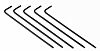 RS PRO Hex Key, L Shape 2.5mm Ball End