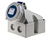 MENNEKES IP67 Blue Wall Mount 3P 25 ° Industrial Power Socket, Rated At 16A, 230 V