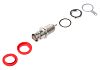 Telegartner 50Ω Straight Panel Mount, BNC ConnectorBulkhead Fitting, jack