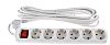 RS PRO Steckdosenleiste 5m Schaltbar, Schuko-Steckdose, 6 Steckplätze, 230 V ac