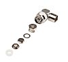 Telegartner 50Ω Right Angle Cable Mount, Plug
