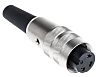 Binder Cable Mount Connector, 3 Contacts, Miniature Connector
