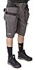 Pantalones cortos de trabajo  para hombre Scruffs de Tela de color Gris, talla 34plg