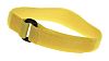 RS PRO Cable Tie, Hook and Loop, 300mm x 20 mm, Yellow Nylon, Pk-10