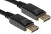 Cable DisplayPort negro RS PRO, con. A: DisplayPort macho, con. B: DisplayPort macho, long. 5m
