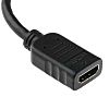 RS PRO Male DisplayPort to Female HDMI, PVC  Cable, 1080p, 150mm