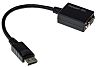 Cable DisplayPort negro RS PRO, con. A: DisplayPort macho, con. B: VGA hembra, long. 150mm