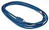 Cable USB 3.0 RS PRO, con A. USB A Macho, con B. USB A Macho, long. 3m, color Azul
